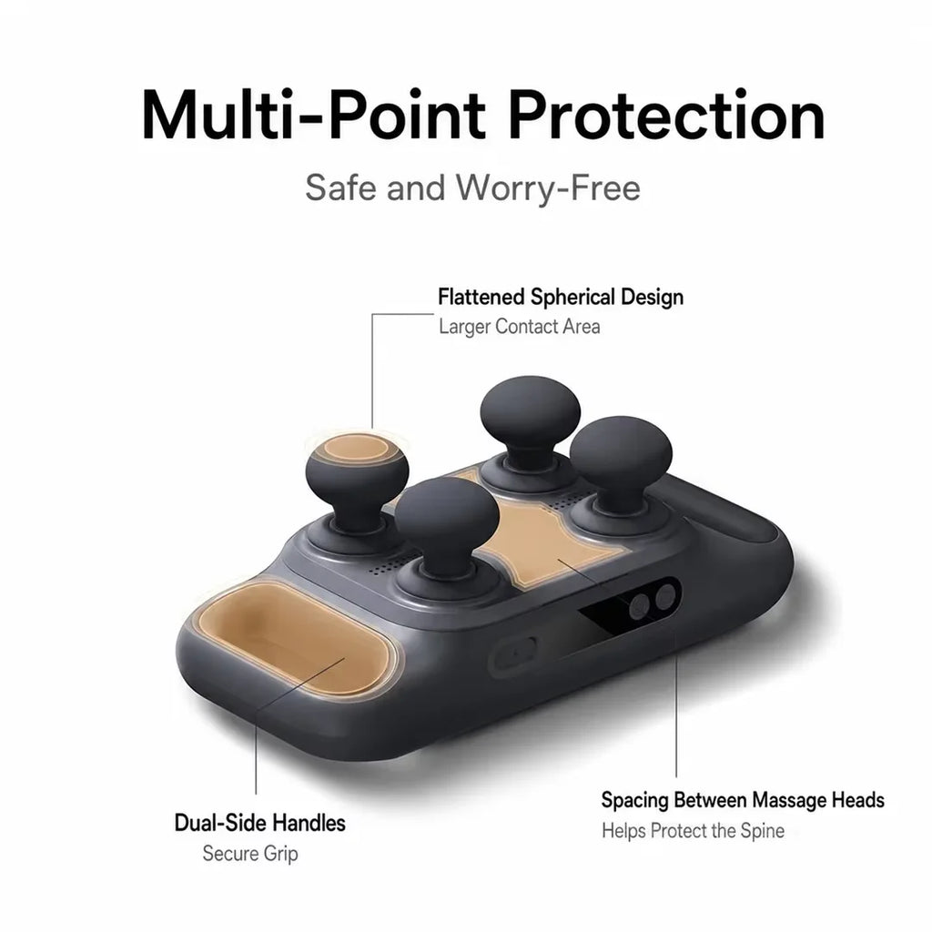 Mijia Multi-Head Massage Gun 3 – USB-C Rechargeable