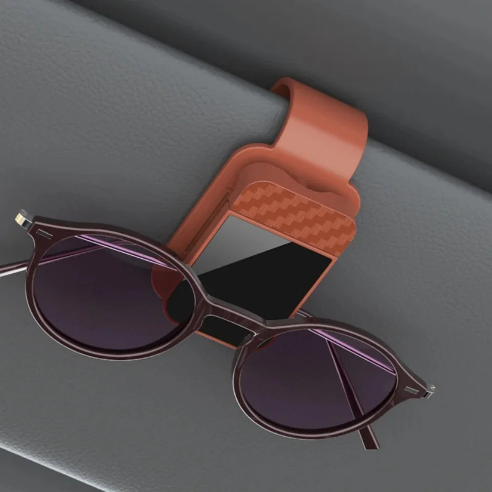 Car Sun Visor Sunglasses Clip & Card Holder
