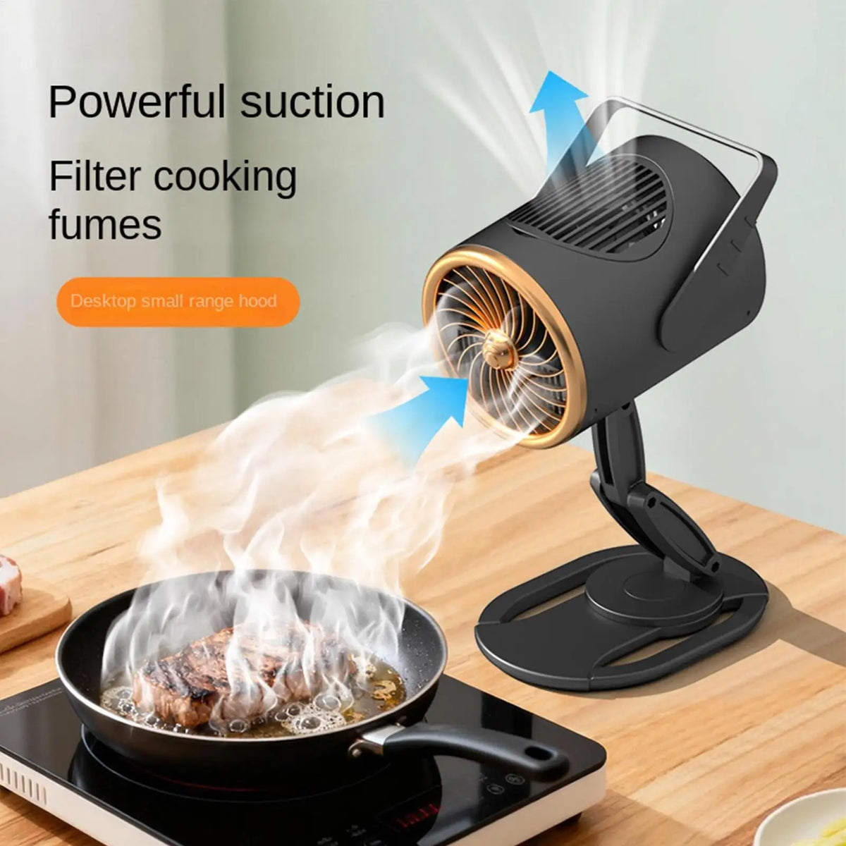 Portable Rechargeable Kitchen Extractor Fan – 3 Speeds