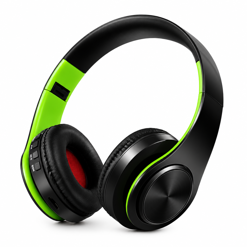 Green-and-black headphone hero candidate