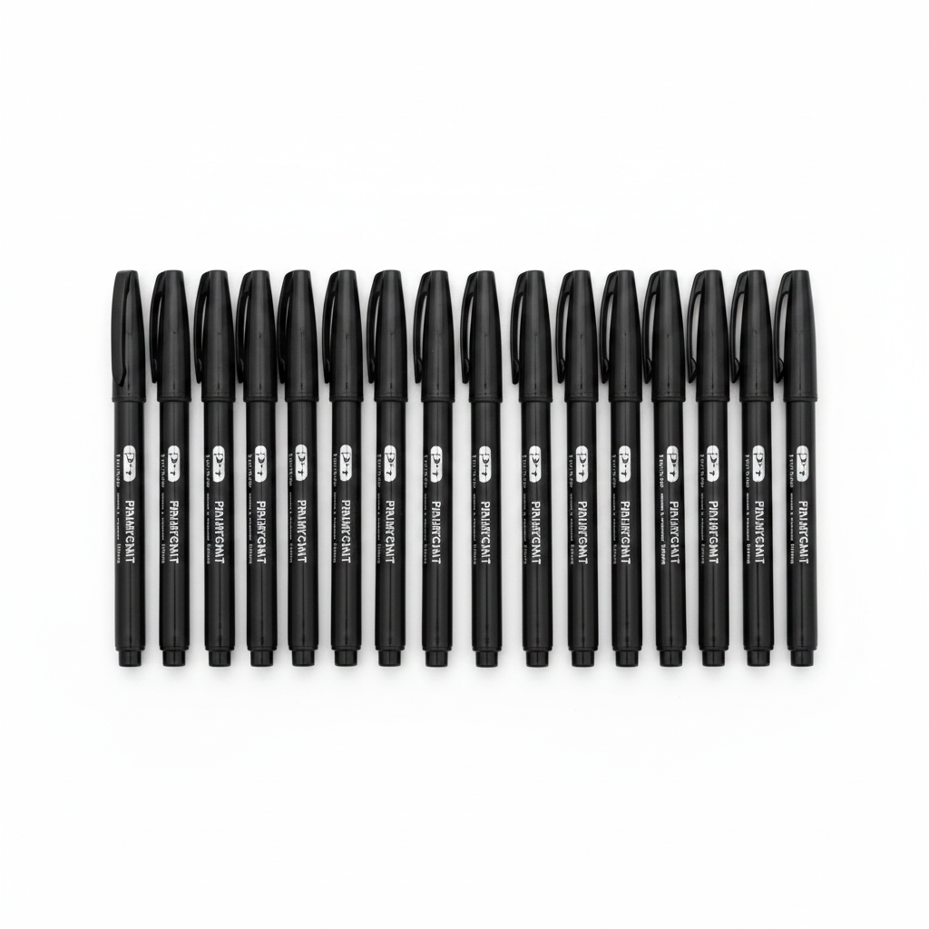 6-Pack Dual Tip Permanent Marker Set — Waterproof Assorted Colours