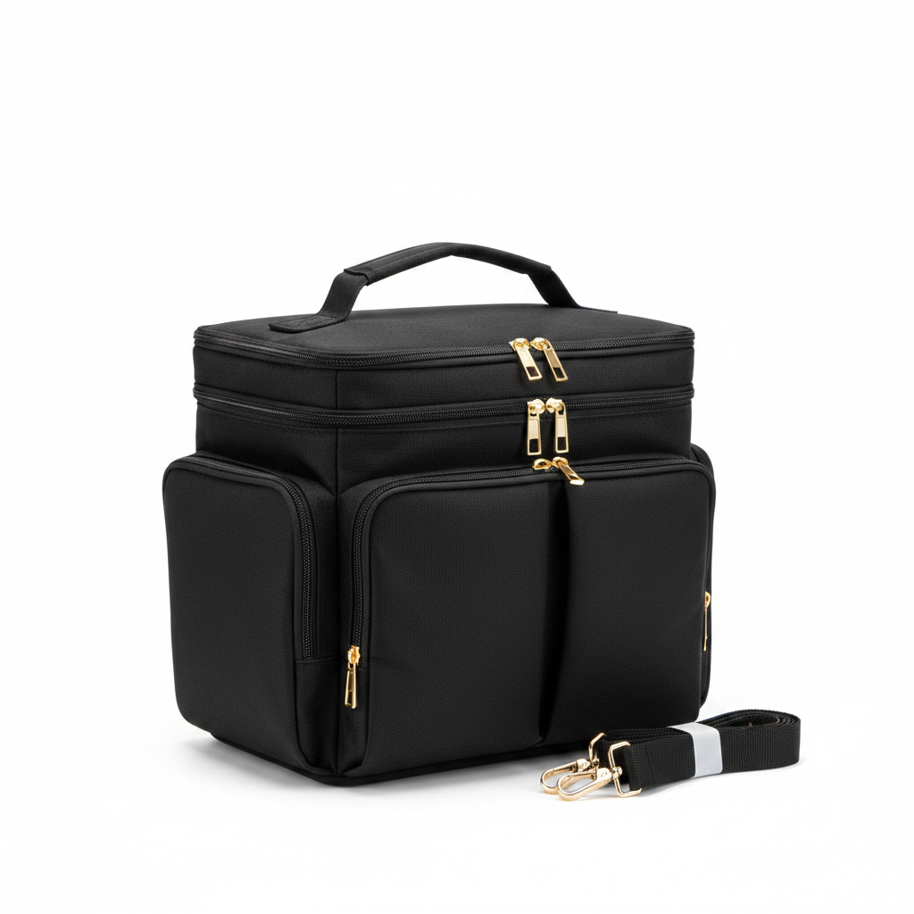 72-Slot Nail Polish Organiser Bag | Portable Manicure Storage Case with Shoulder Strap