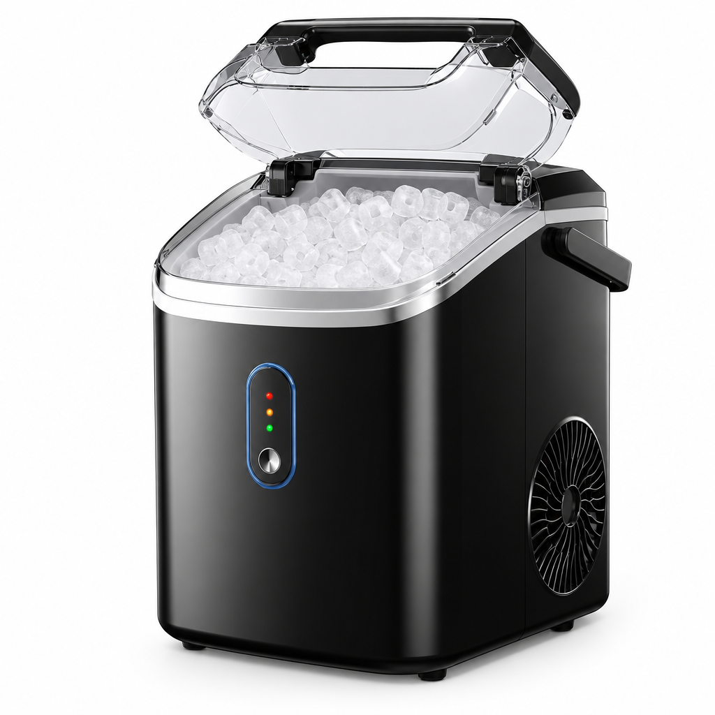 Nugget ice maker hero image, white background