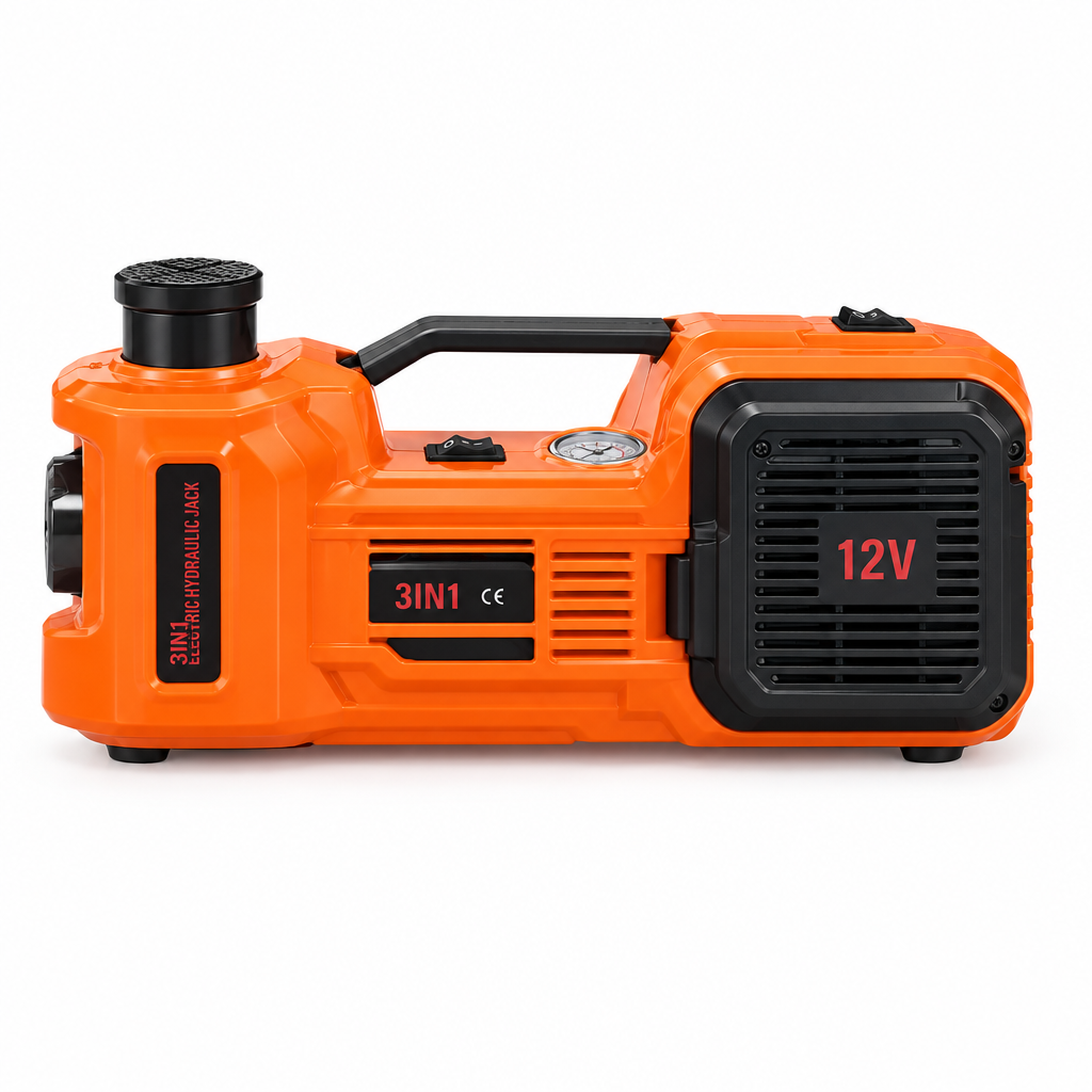 Orange electric hydraulic car jack hero candidate