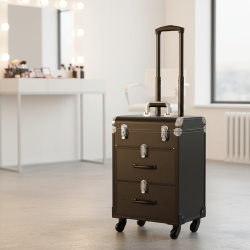 Rolling makeup case lifestyle image