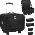 Rolling Makeup Train Case – White Background