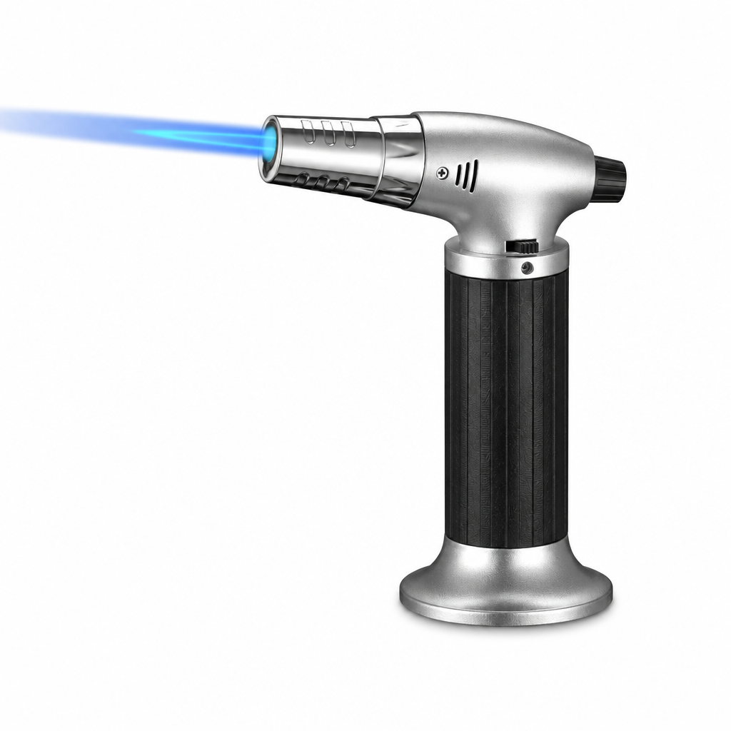 Text-free silver-and-black lighter image candidate