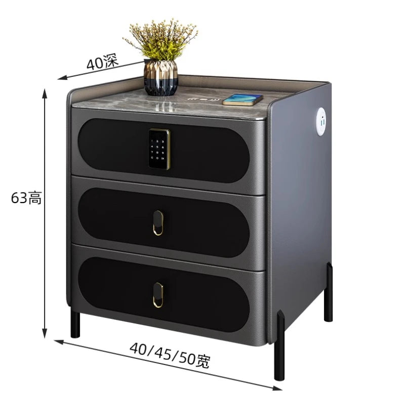 Bedside Table with Drawers, Multiple Styles and Sizes