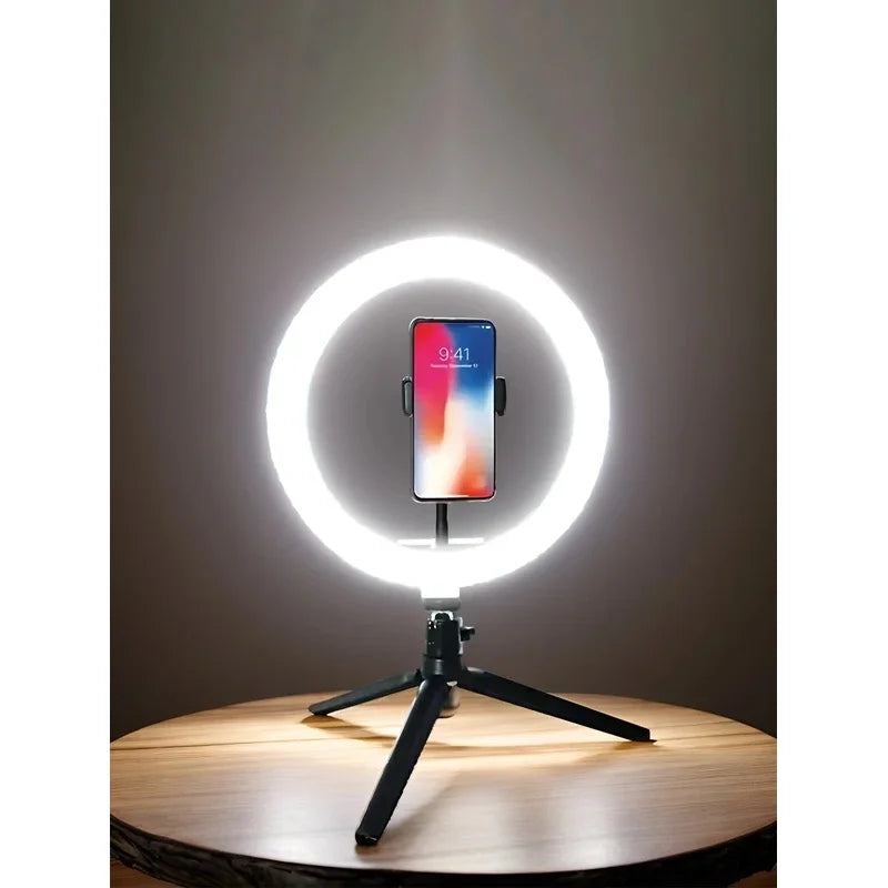 26 cm Ring Light with Tripod for Photography and Video