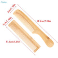 Bamboo Anti-Static Massage Hair Comb — Natural Grooming Tool for Men & Women