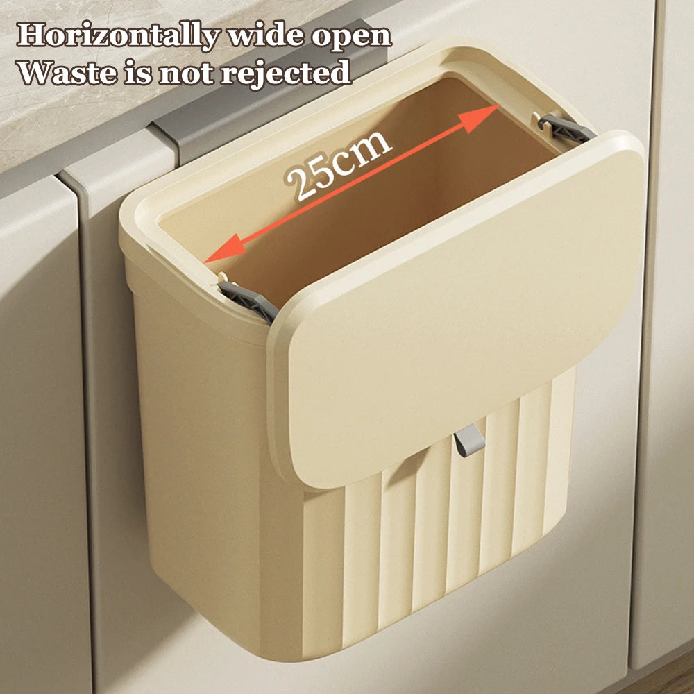 Hanging Kitchen Cabinet Bin with Lid, 8.5L or 12L