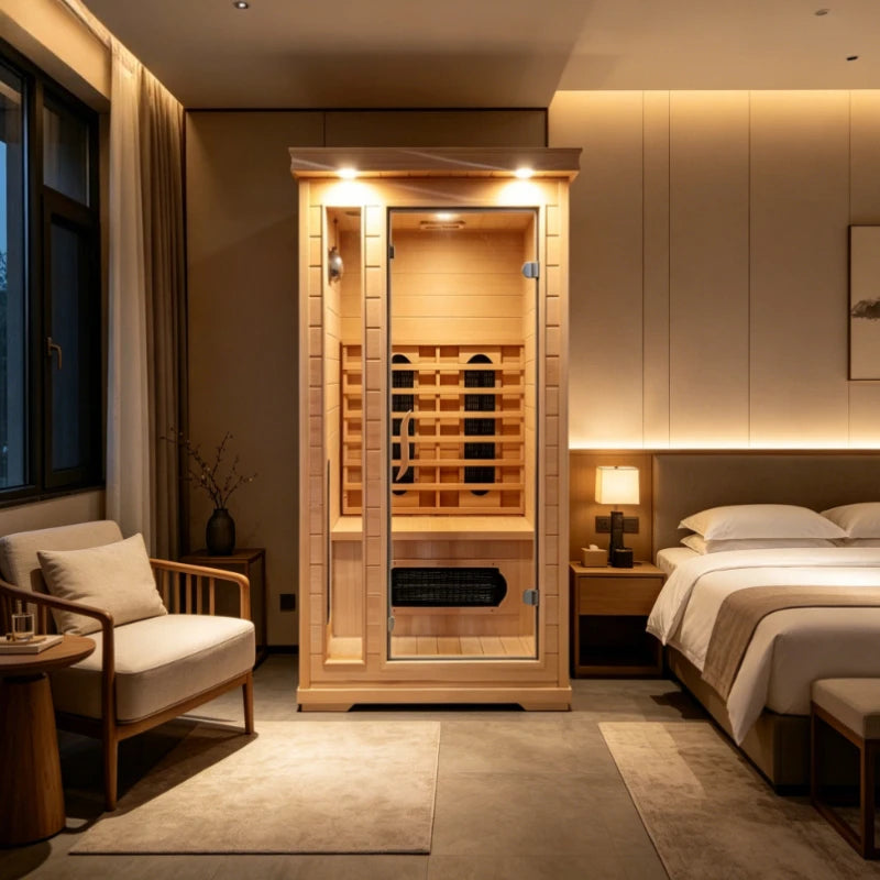 Customisable One-Person Infrared Sauna Room