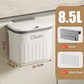 Hanging Kitchen Cabinet Bin with Lid, 8.5L or 12L