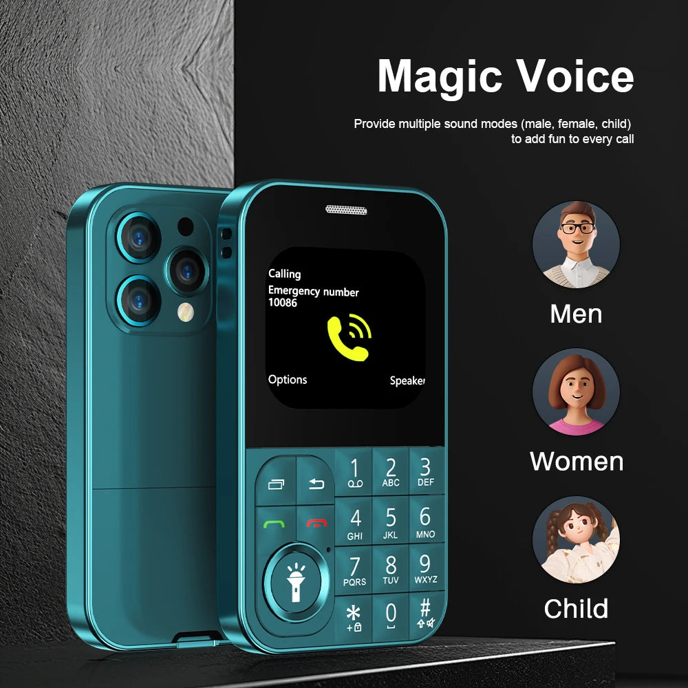 SERVO V9 Mini 2G Dual-SIM Feature Phone, 2.01-Inch