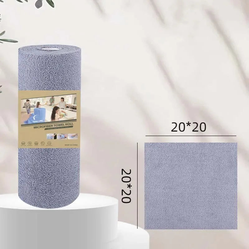 Reusable Microfibre Cleaning Cloth Roll – Tear-Off Kitchen Towels