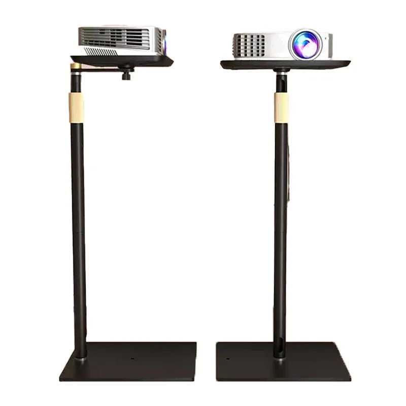 Portable Projector Floor Stand Adjustable Height Projector Tray Mount Stable Base Projector Support Bracket for Home Cinema