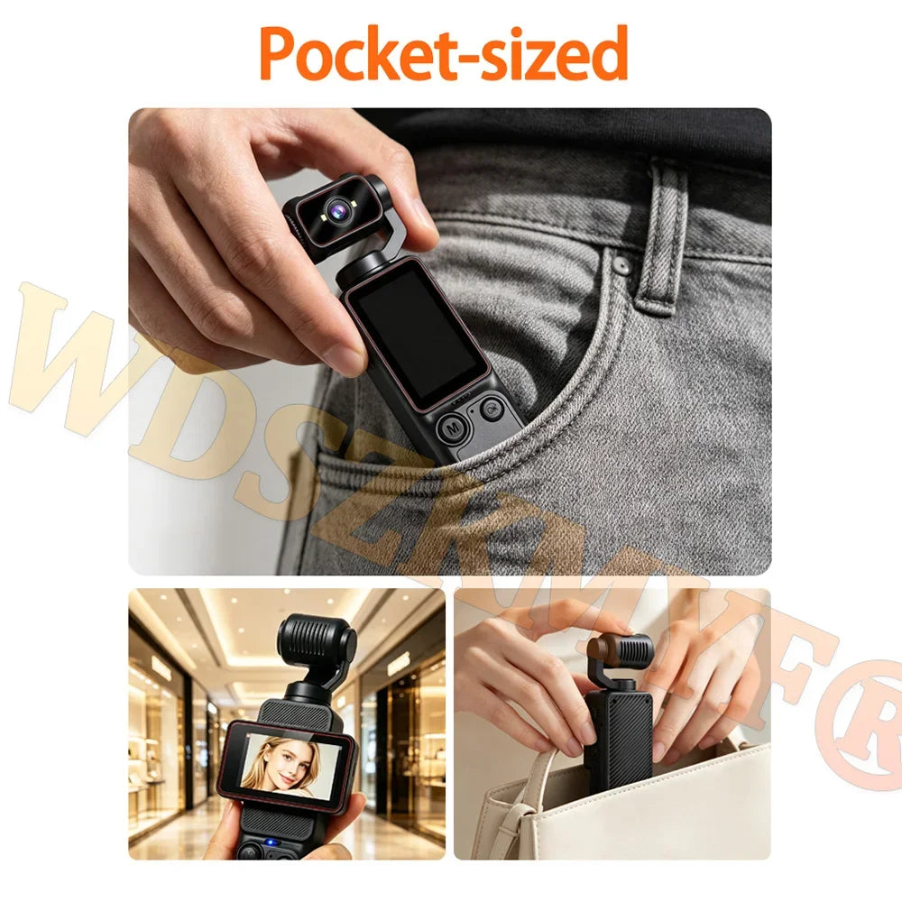 Mini 1080p Wi-Fi Action Camera with 180° Rotating Lens