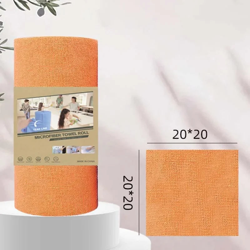 Reusable Microfibre Cleaning Cloth Roll – Tear-Off Kitchen Towels