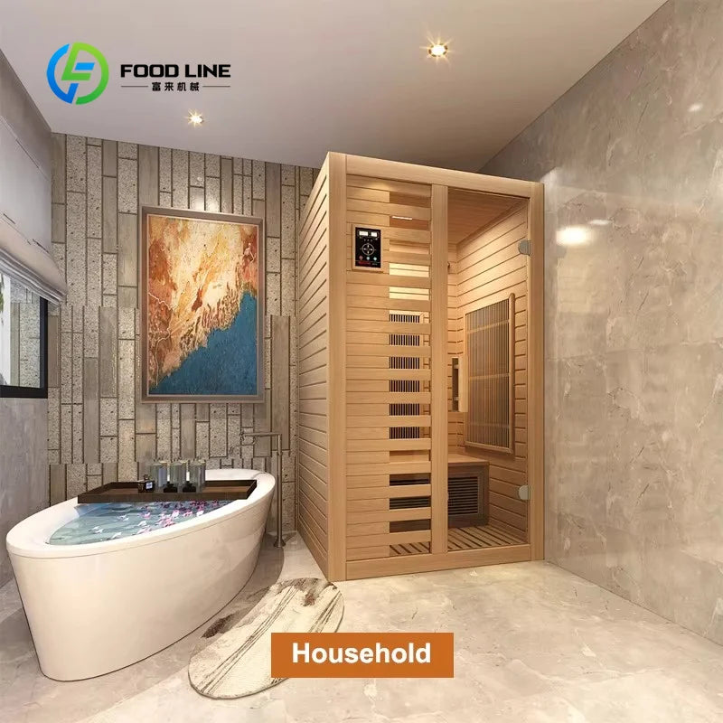 Customisable One-Person Infrared Sauna Room