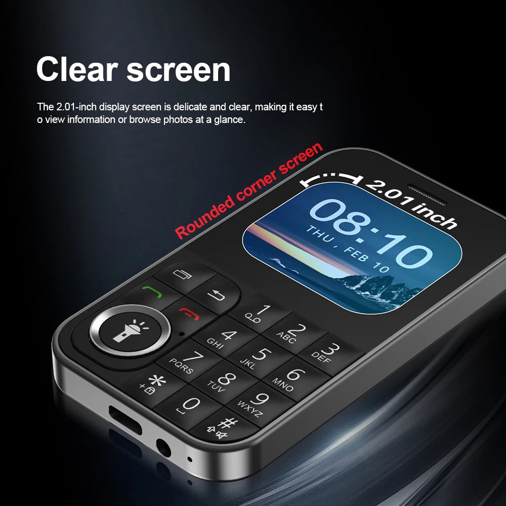 SERVO V9 Mini 2G Dual-SIM Feature Phone, 2.01-Inch