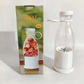 Portable Blender Juicer Cup, USB Rechargeable Mini Blender with Leak-Proof Lid