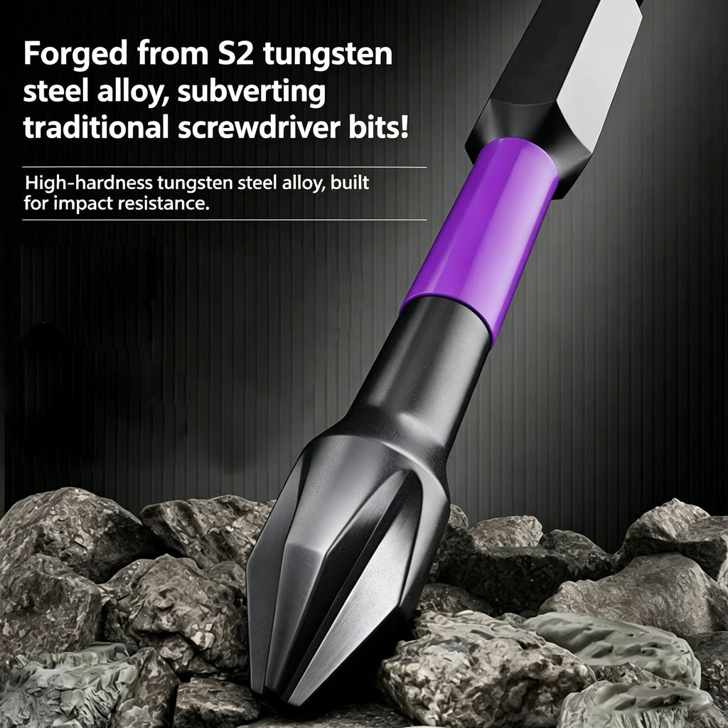6-Piece Magnetic Phillips Screwdriver Bit Set
