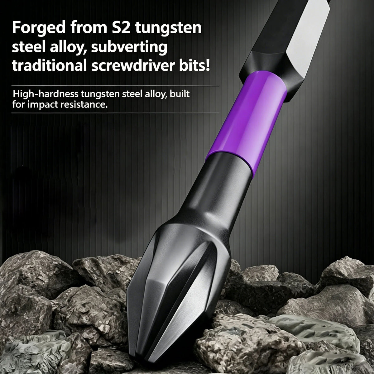 6-Piece Magnetic Phillips Screwdriver Bit Set