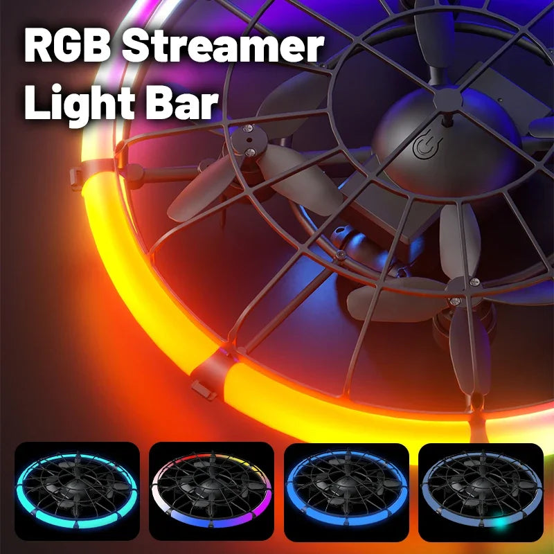 JJRC H145 UFO RC Drone with Protective Ring and RGB Lights