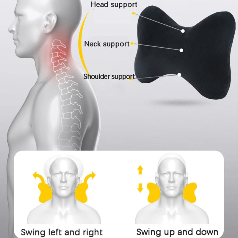 Car Headrest Neck Pillow, 28 x 19 cm