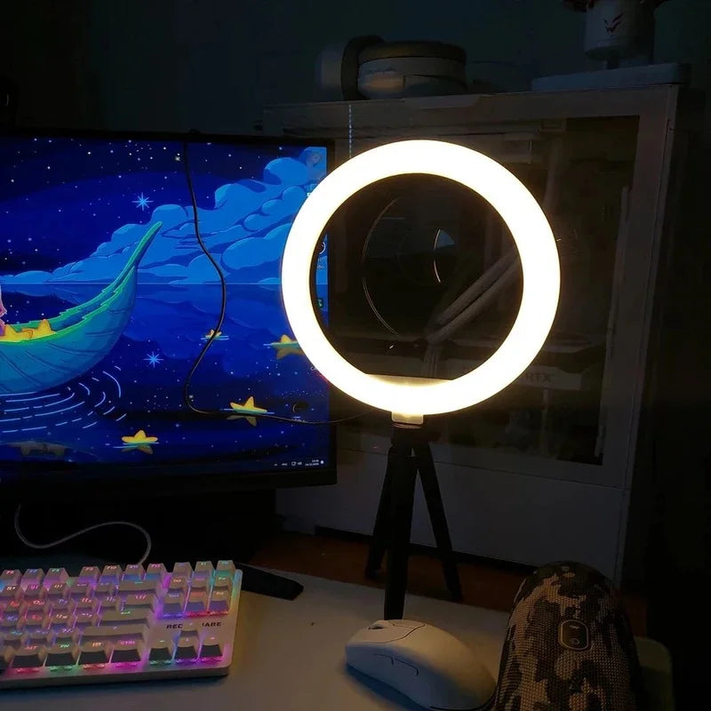 26 cm Ring Light with Tripod for Photography and Video