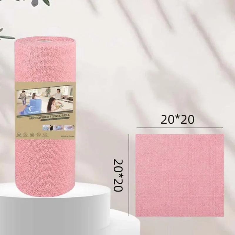 Reusable Microfibre Cleaning Cloth Roll – Tear-Off Kitchen Towels