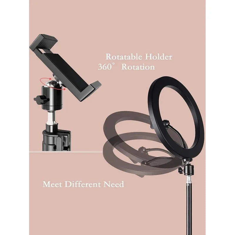 26 cm Ring Light with Tripod for Photography and Video