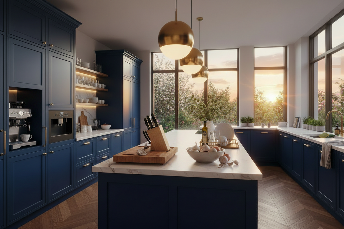 Vibrant Fully Equipped Kitchen