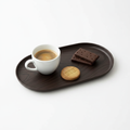 Walnut Tray – Coffee & Biscuits