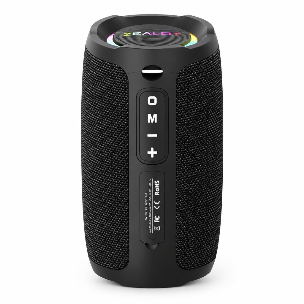 White-background Zealot S49 speaker hero