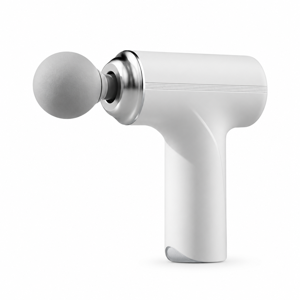 White mini massage gun hero candidate