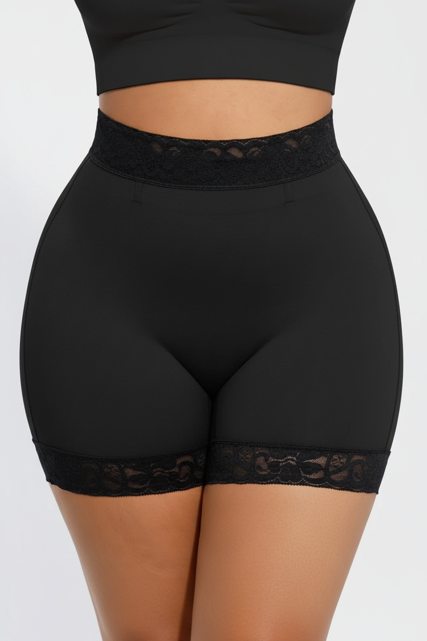 Women's High Waist Shaper Shorts – Model Shot