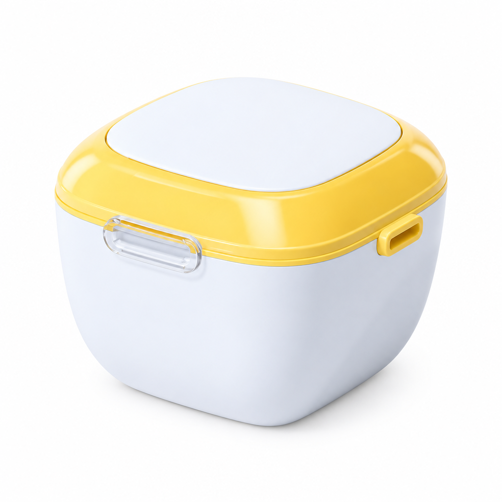 Yellow-and-white retainer case candidate